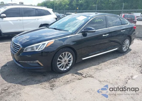 2015 Hyundai Sonata Limited from USA, damaged, VIN 5NPE34AFXFH018749